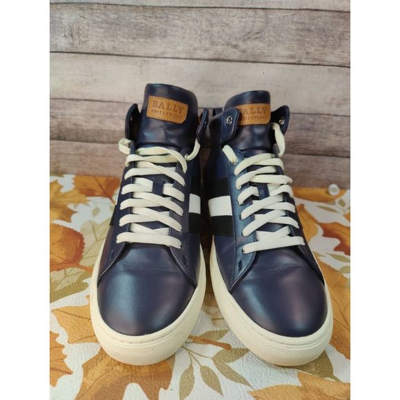 Bally Switzerland Atilio High Top Sneakers Leather - Picture 3 of 6